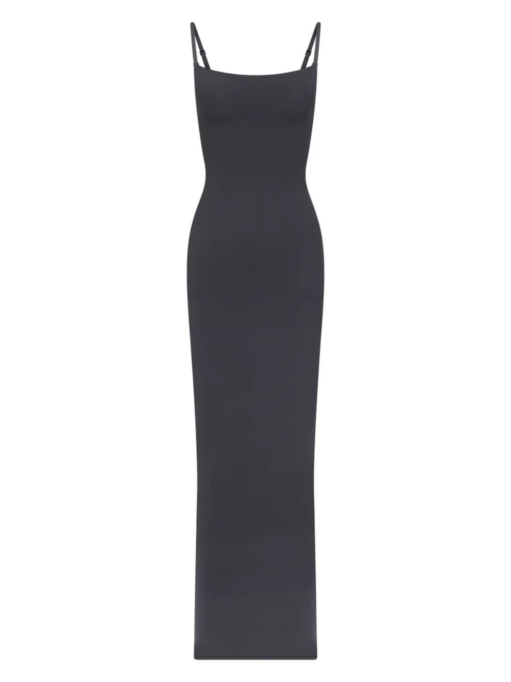 SKIMS Fits Everybody Long Slip Dress in Graphite